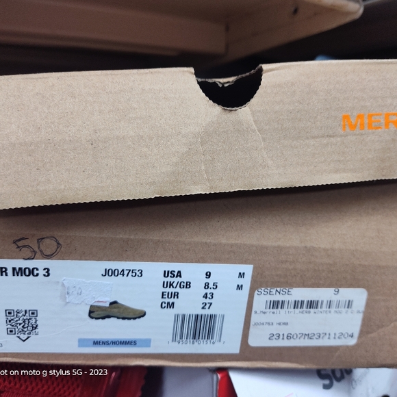 Merrell Winter Moc 3 1TRL Herb Green Suede Slip-On Shoes Mens Size 9 (J004753) - Picture 6 of 6